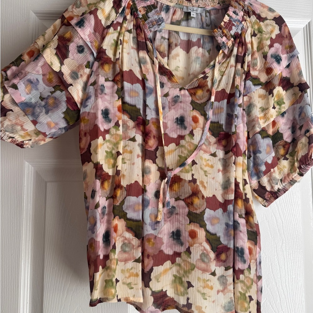 Rails Multicolor Floral Blouse